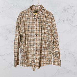 Cabela's  mens XL plaid dress shirt